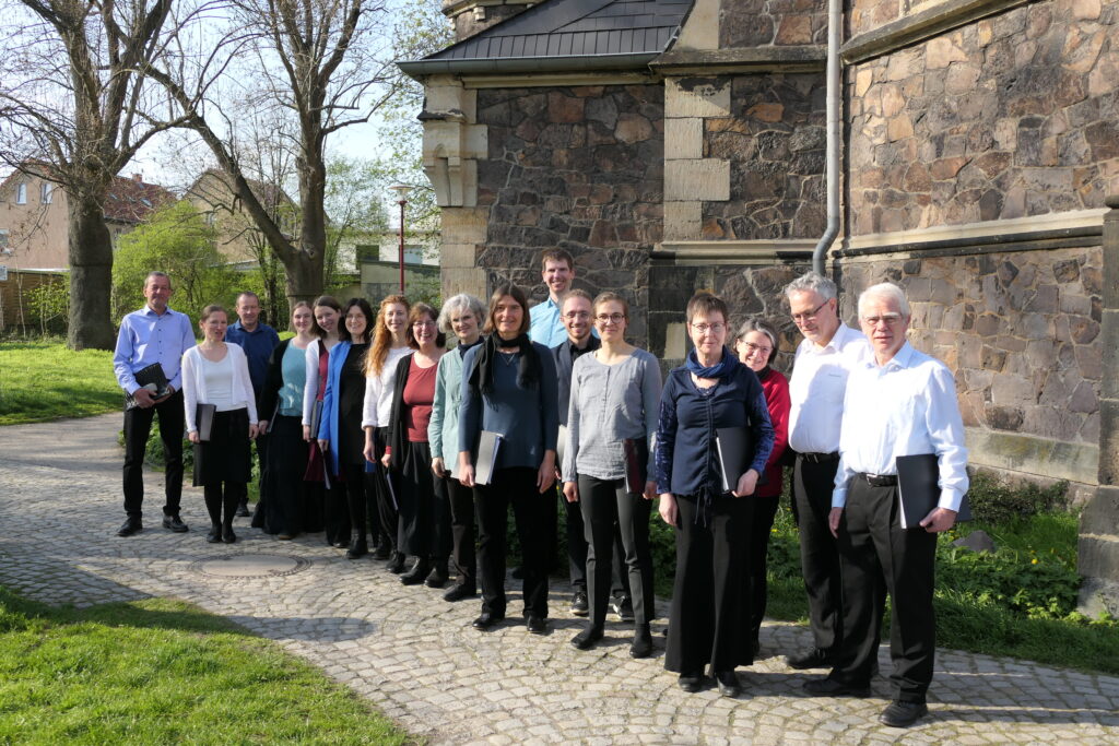 anima nordica 2023 vor der Kirche Freital