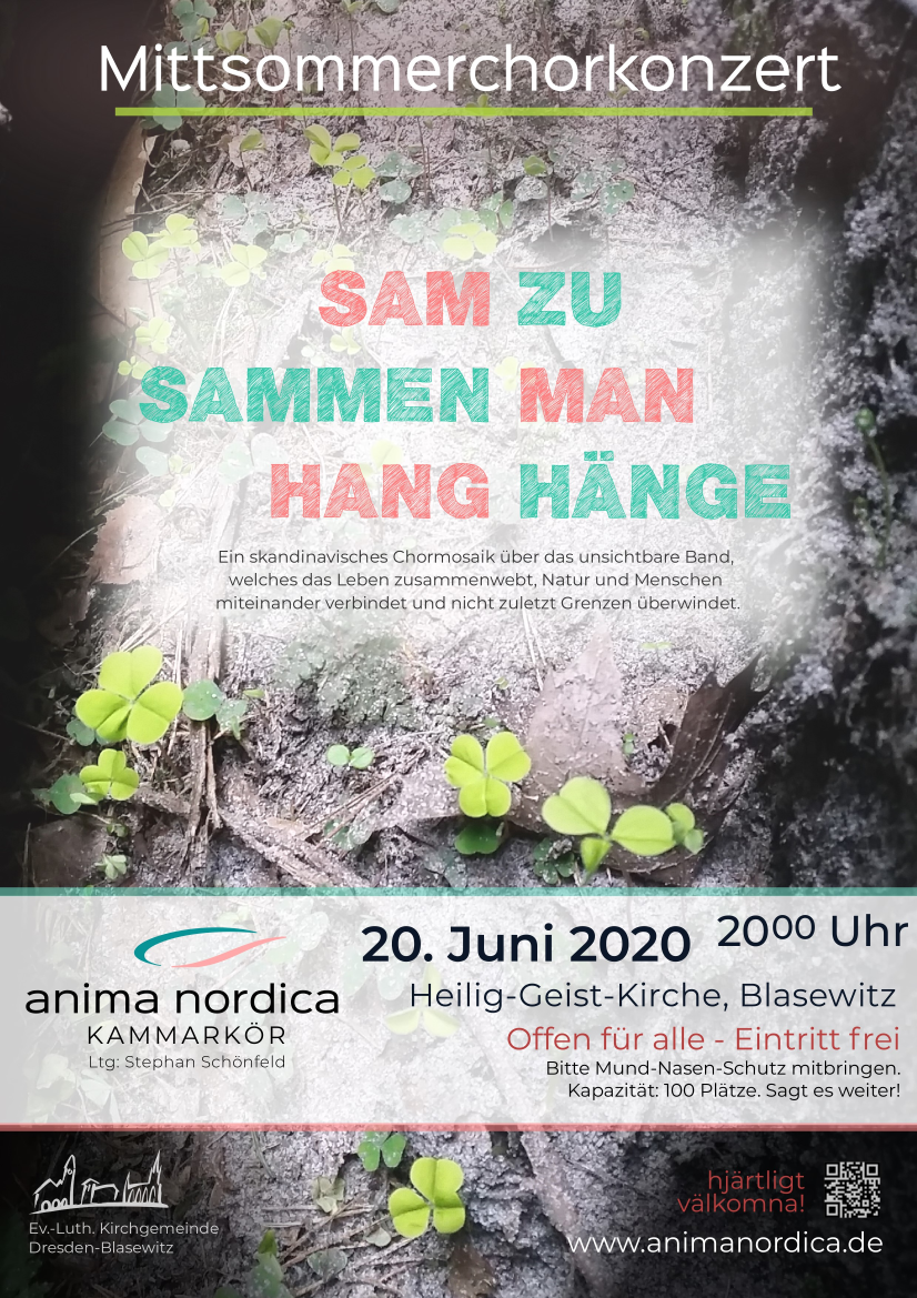 Sammanhang – Zusammenhänge - Konzertplakat